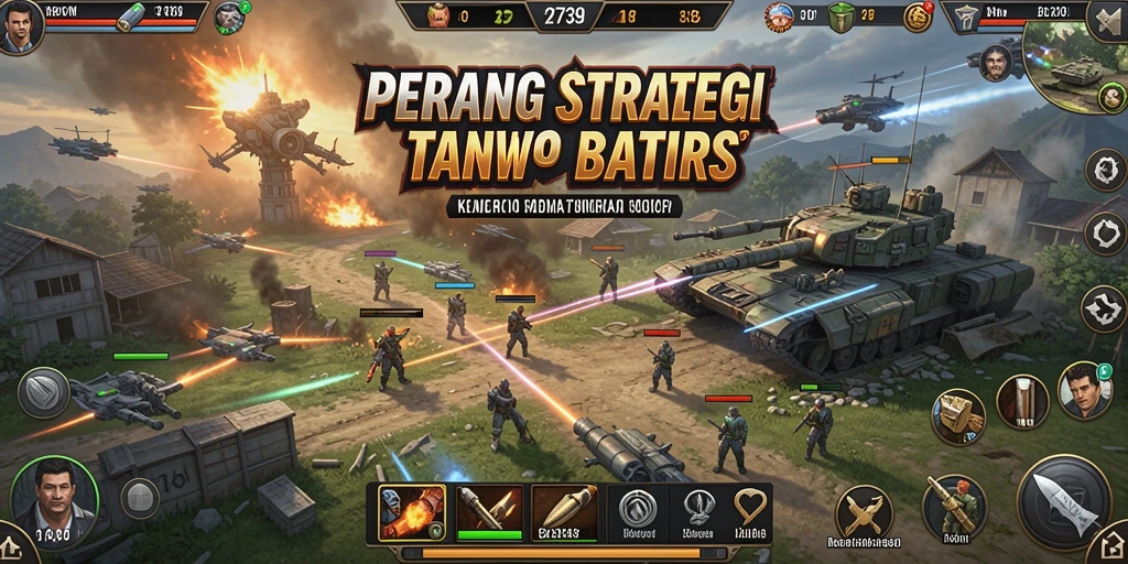 Tampilan menarik dari gameplay strategi 2739.