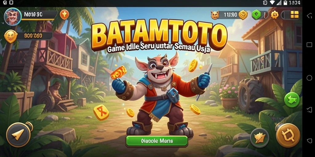 Screenshot gameplay BATAMTOTO menampilkan suasana santai dan menarik.