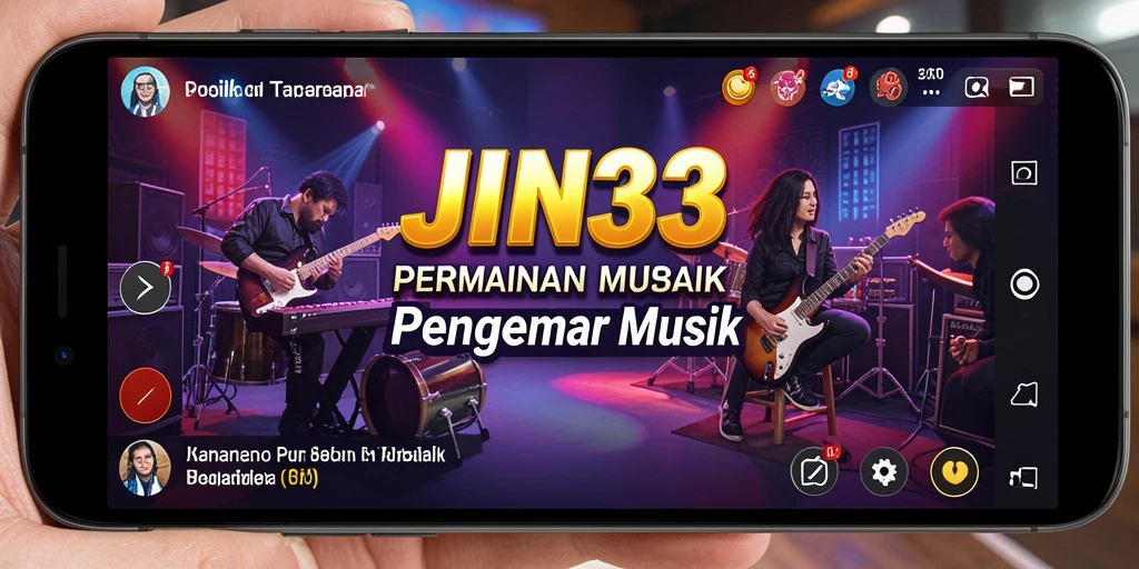 Tampilan gameplay JIN33 dengan alunan musik yang menarik.