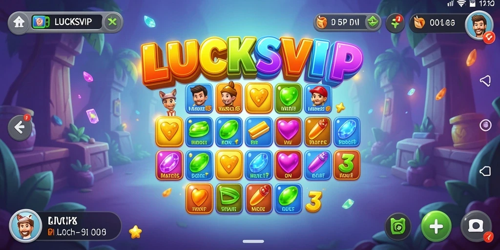 Gameplay menarik dengan tantangan mencocokkan di LUCKSVIP.