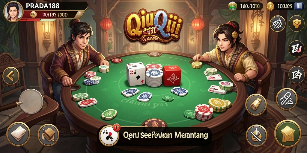 Gameplay QiuQiu yang seru dan menantang di PRADA188.