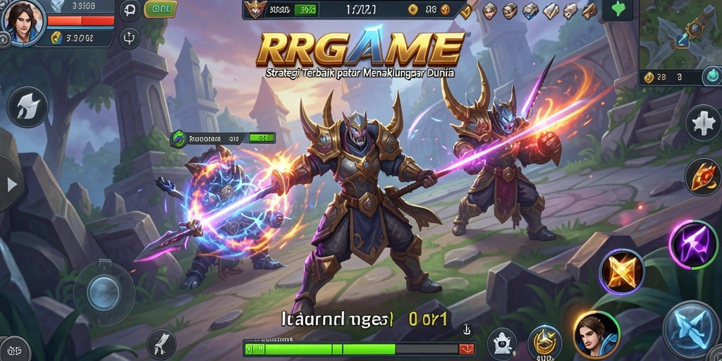 Tangkapan layar RPGAME menampilkan aksi strategis mendebarkan di medan perang.