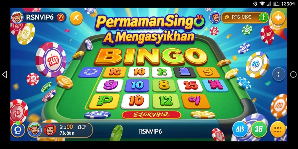 Tampilan gameplay RSNVIP6 yang menarik dalam permainan Bingo.
