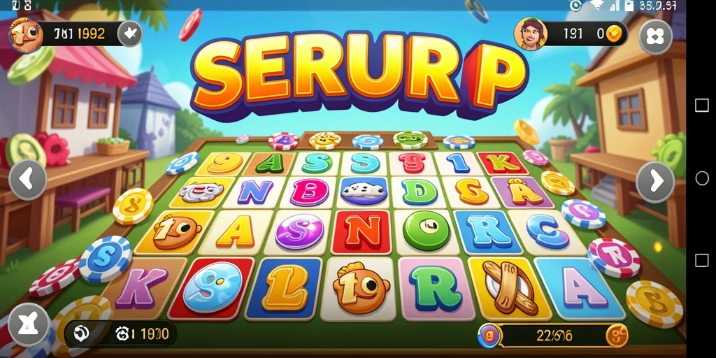 Tampilan gameplay seru dari permainan Bingo di SERURP.
