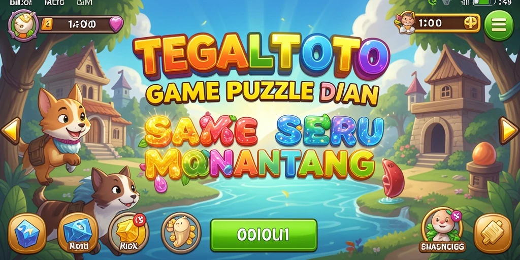Tampilan menarik dari gameplay TEGALTOTO dengan teka-teki yang menantang.