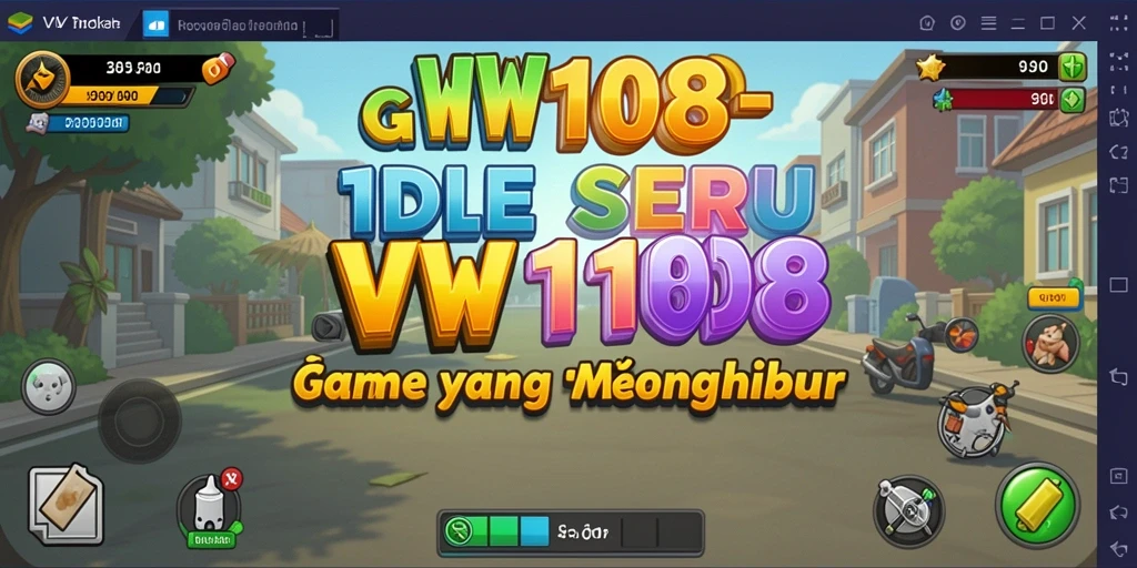 Screenshot gameplay VW108 yang menampilkan keseruan bermain Idle.